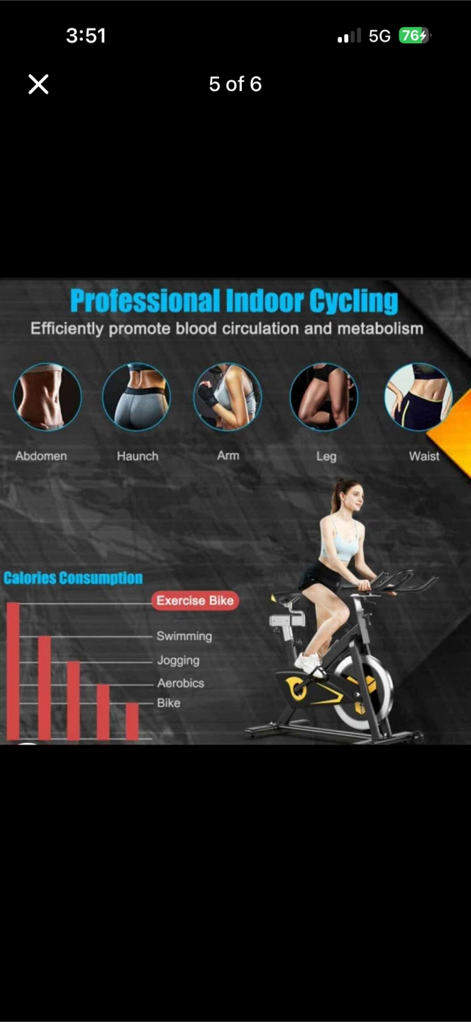 Goplus Indoor Cycling Exercise Bike - photo 3