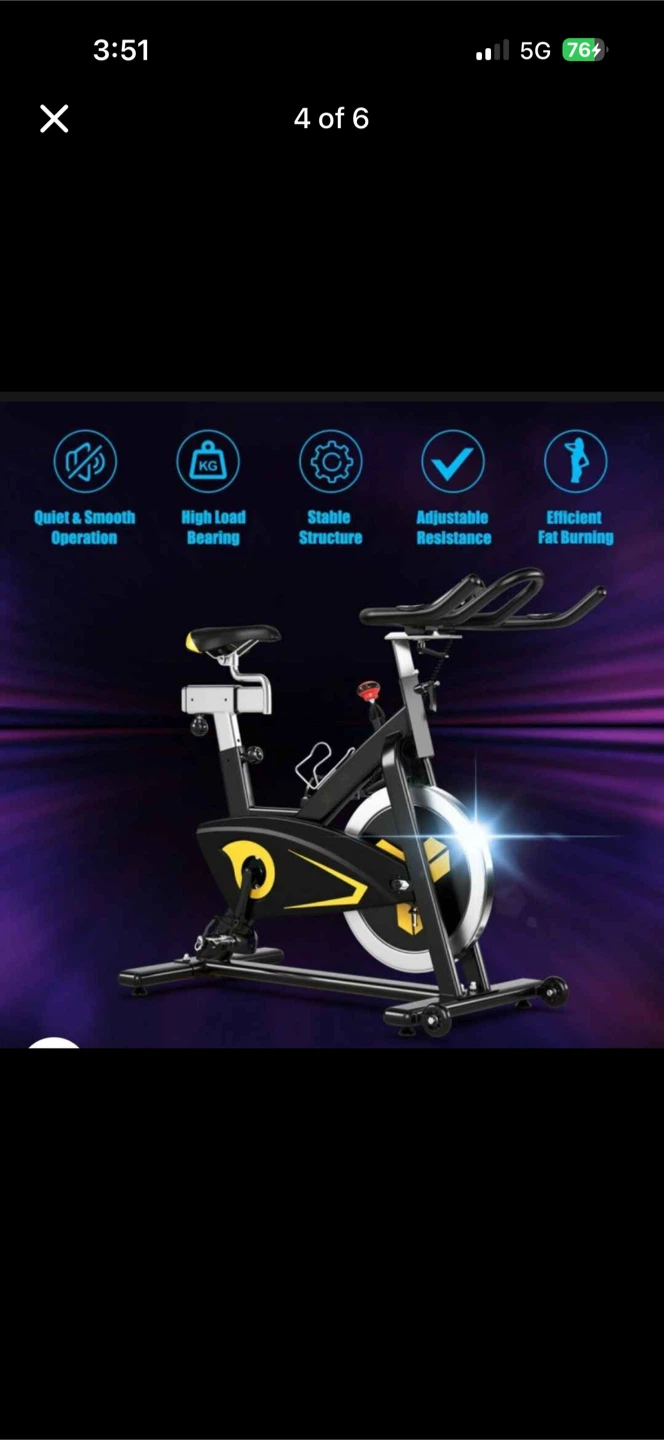 Goplus Indoor Cycling Exercise Bike - photo 4