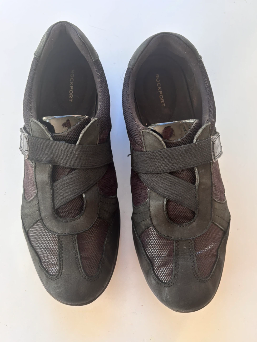 Rockport black slip-on shoes