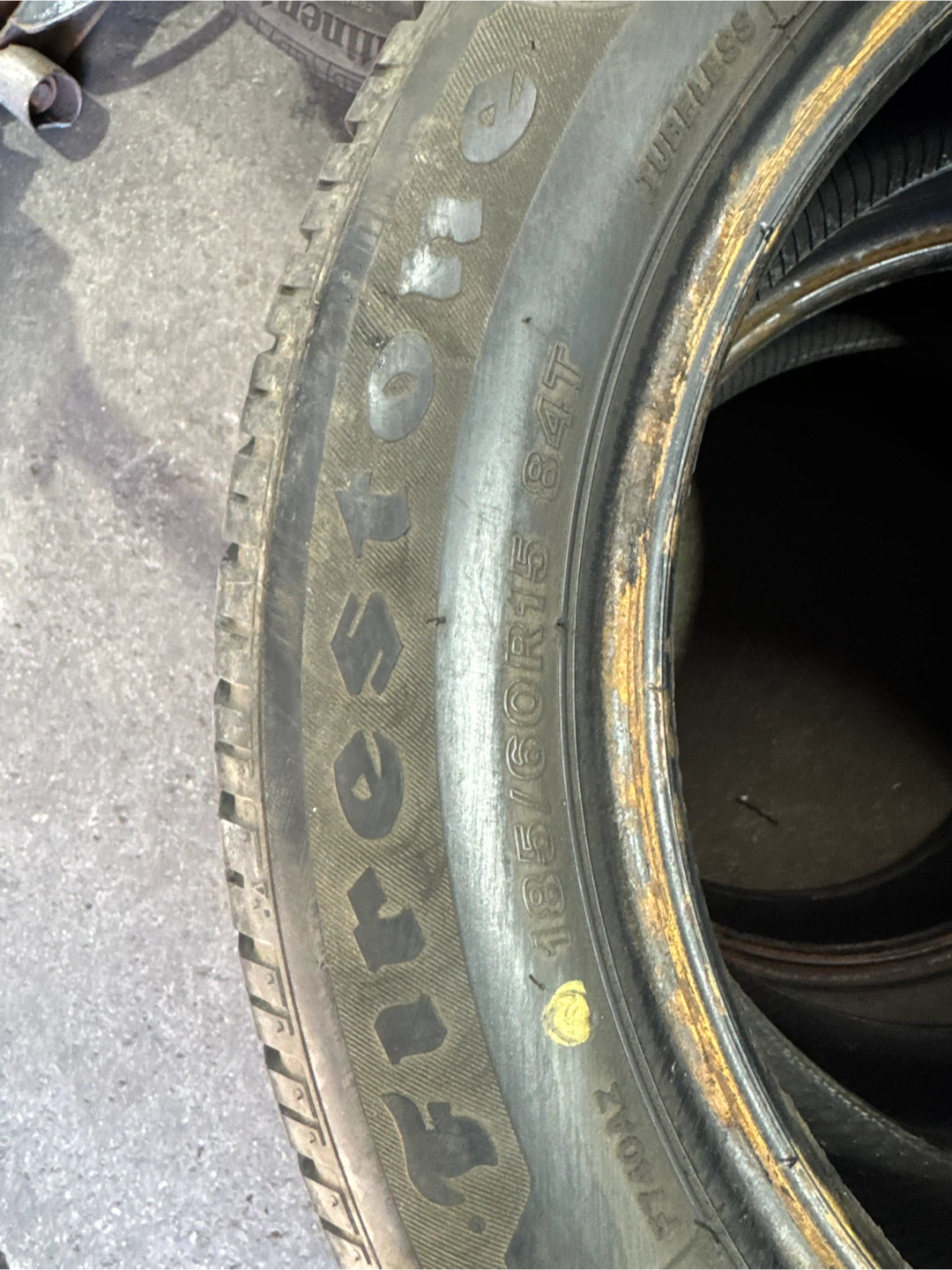 Three 1856015 Firestone all season tires - photo 2