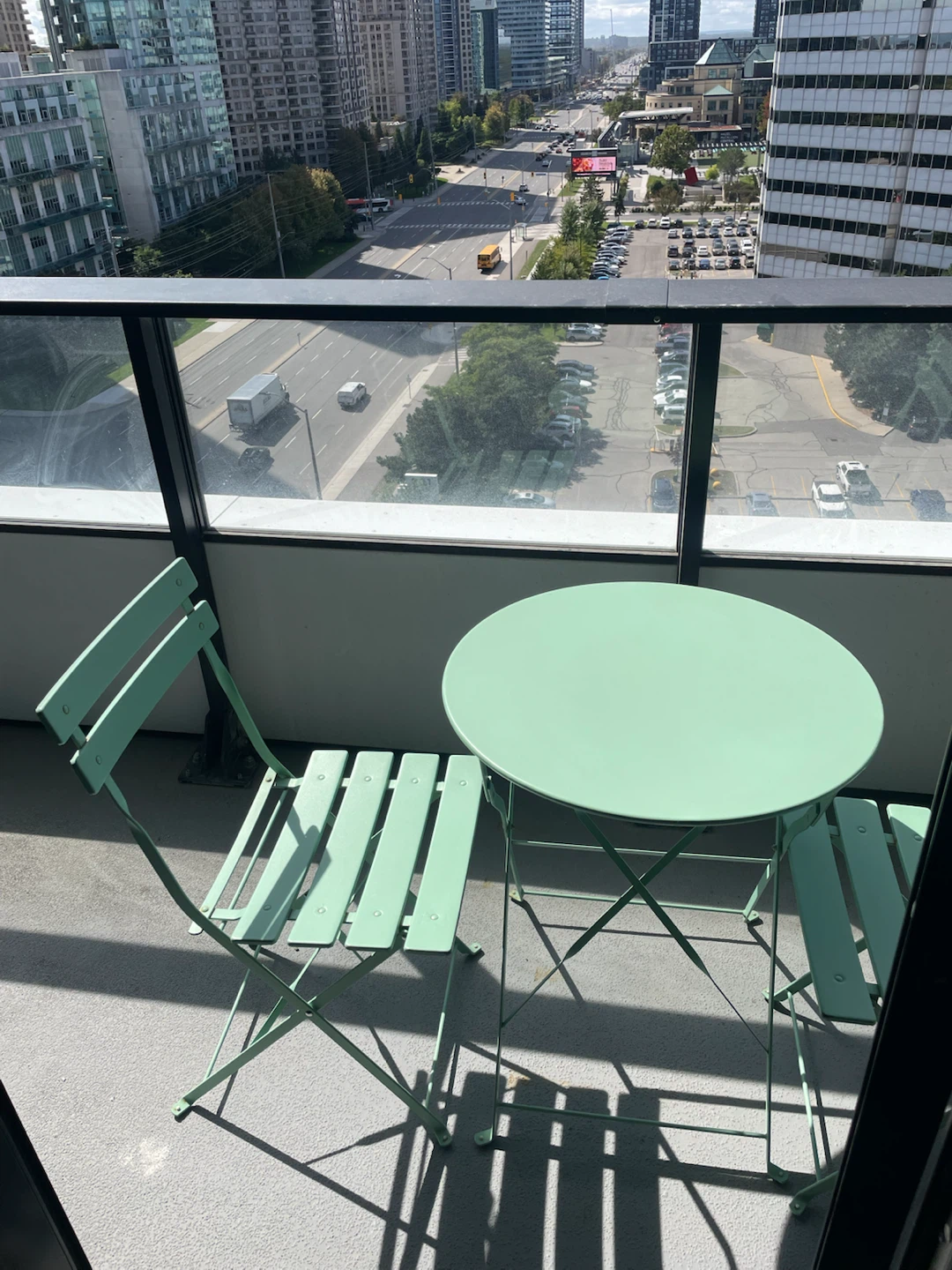 Mint Green Folding Patio Bistro Set - photo 3