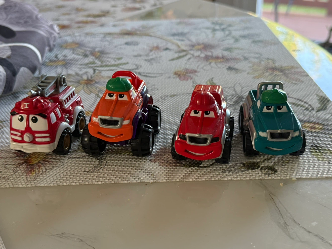 Set of 4 Tonka Tinys Toy Trucks