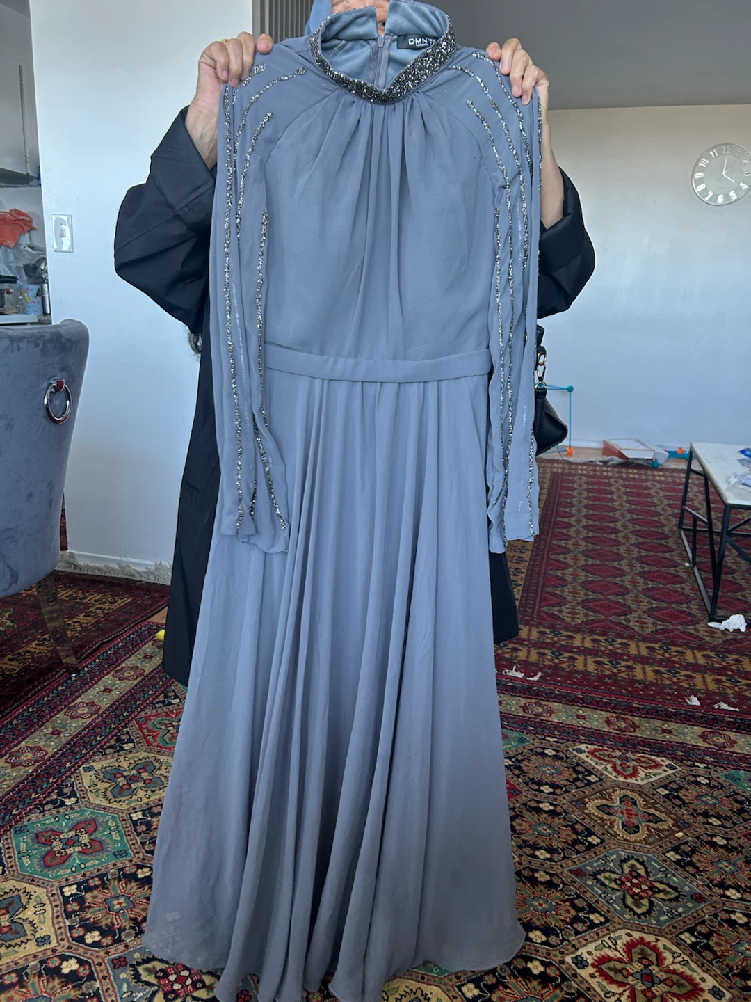 DMN by Ozduman Grey Maxi Dress