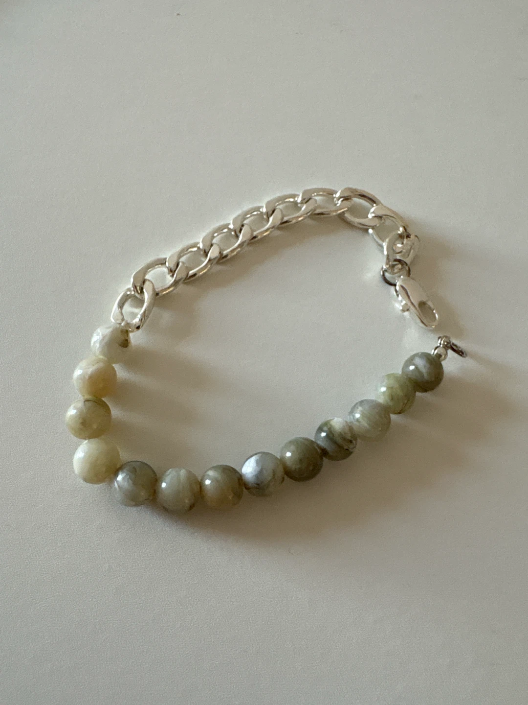 Mixed Bead and Chain Bracelet - photo 2