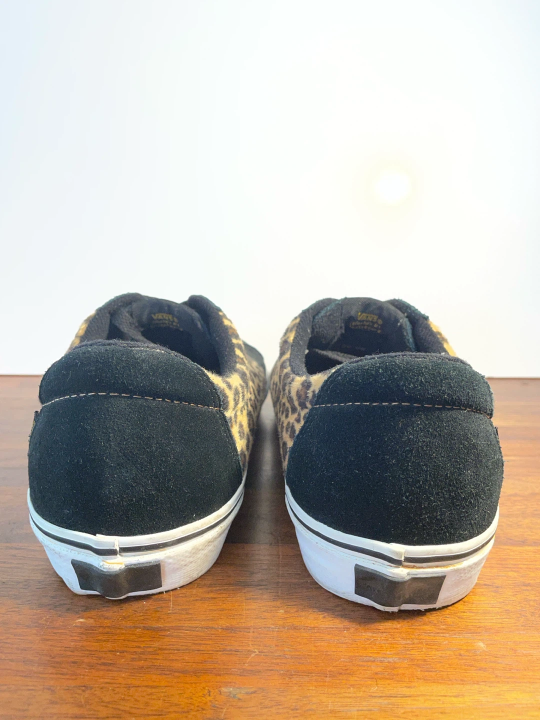 Vans Black and Leopard Print Sneakers - photo 2