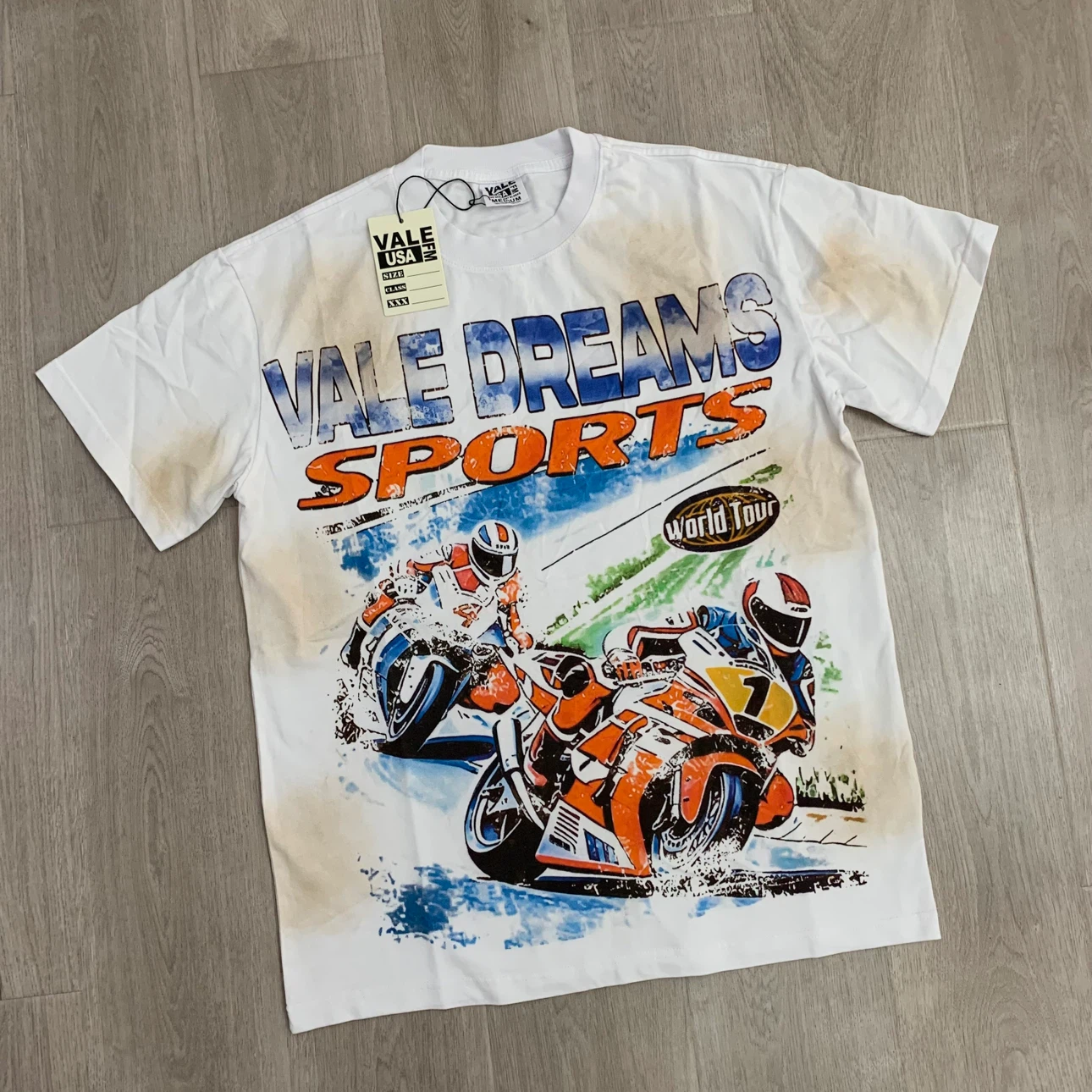 Vale Dreams Sports Motorcycle Graphic T-Shirt