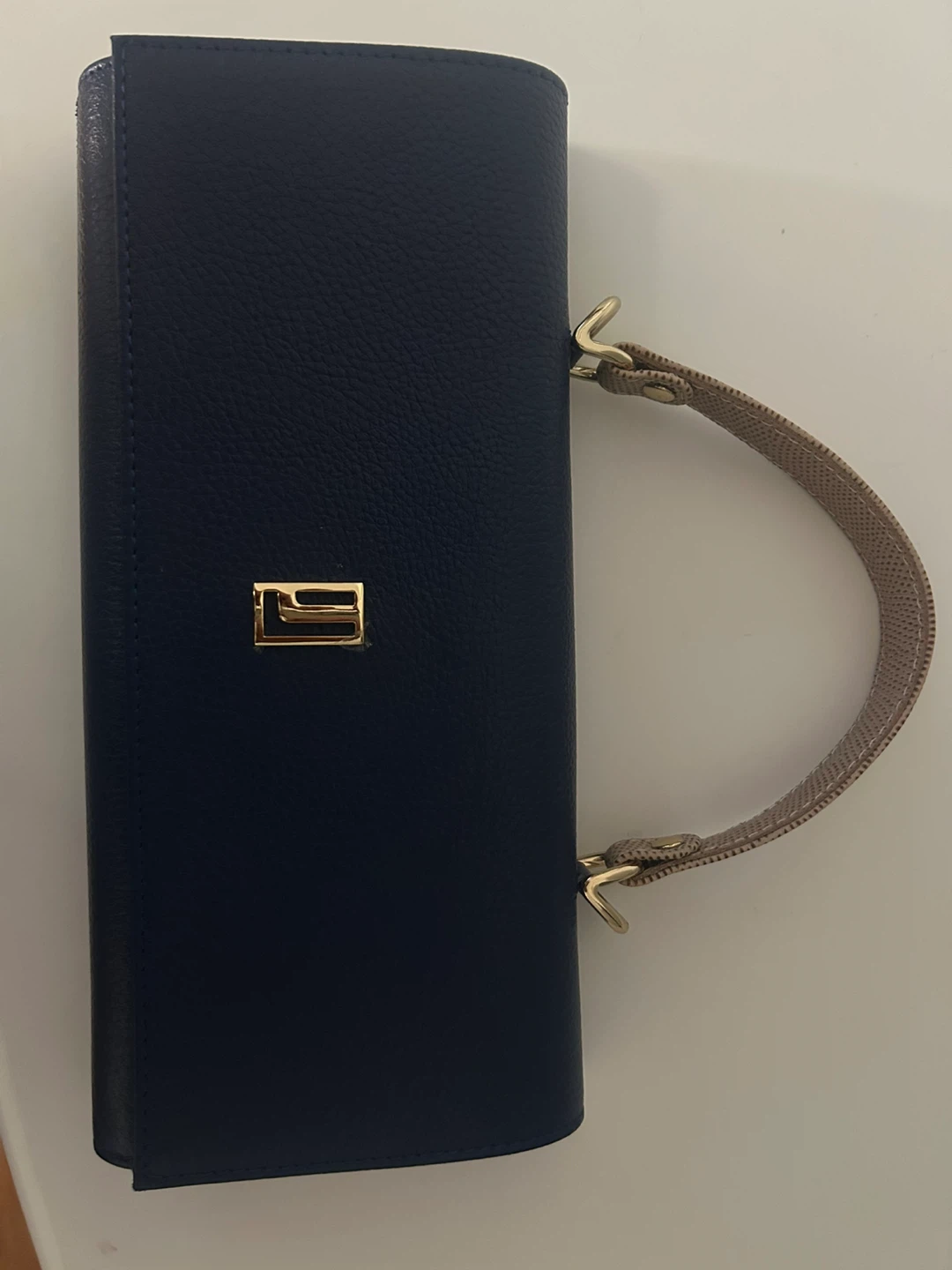 Navy Blue Clutch Handbag