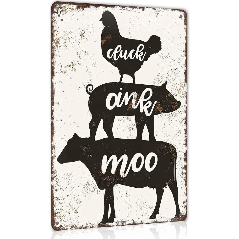 Farm Animal Metal Sign - 8”x12” -New ✨ - photo 2