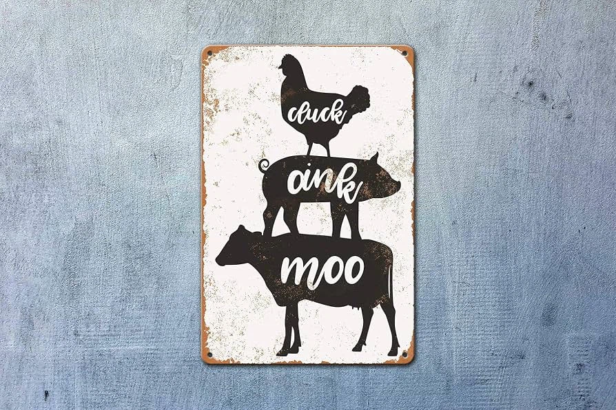 Farm Animal Metal Sign - 8”x12” -New ✨ - photo 3