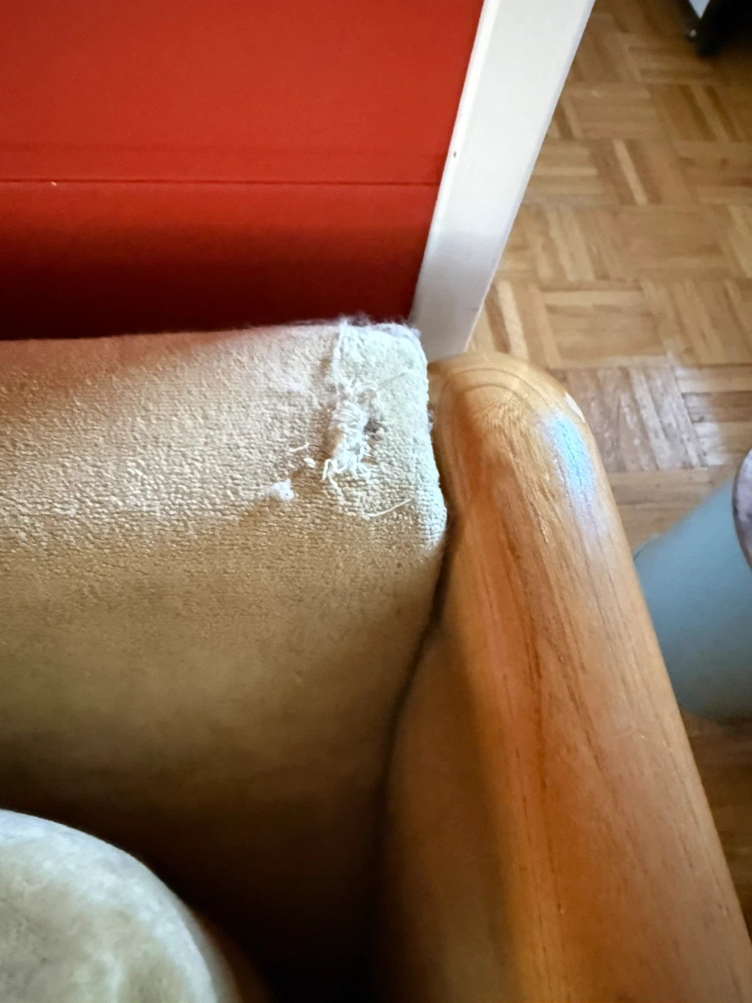 Vintage Velour Couch - photo 3
