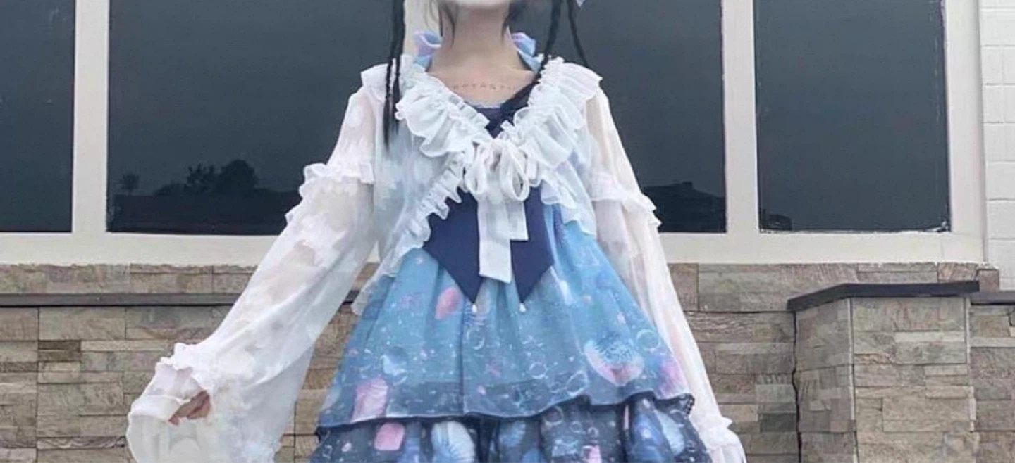 White Lolita Ruffle Sheer Bolero Cardigan - photo 2