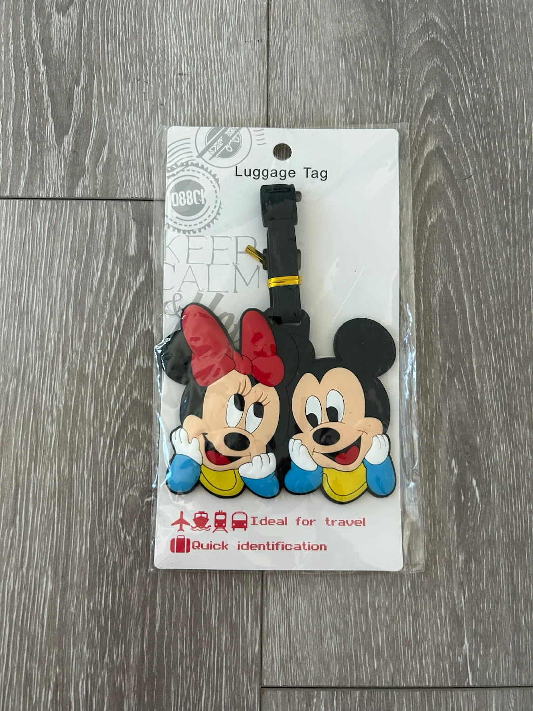 Disney Mickey and Minnie Mouse Luggage Tag