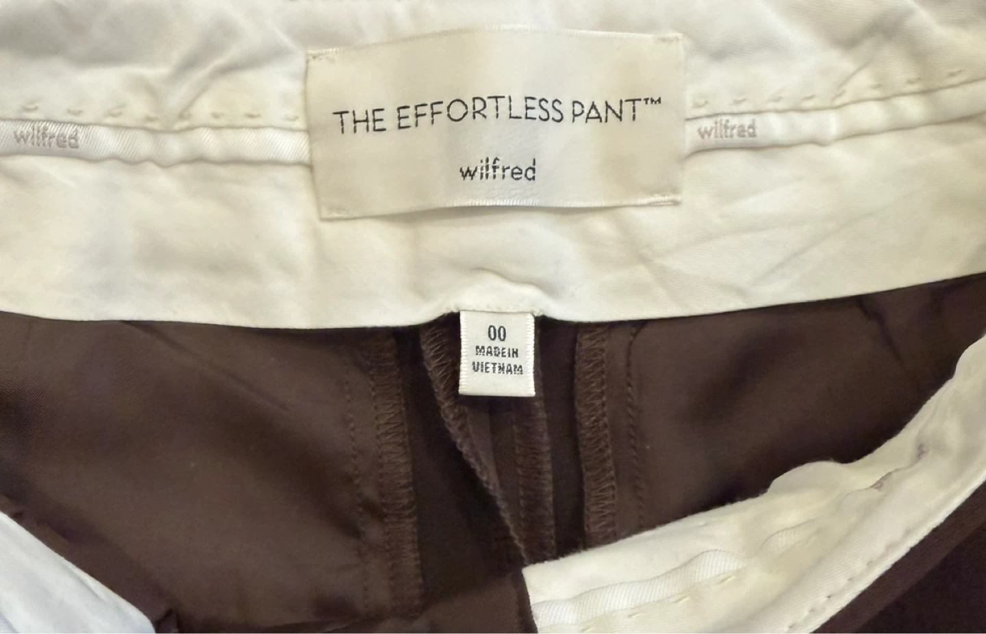 Wilfred The Effortless Pant, Brown, Size 00 - photo 3