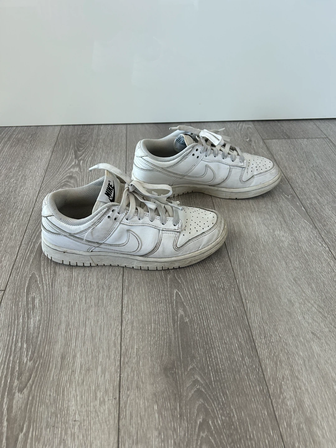 Nike Dunk Low White Sneakers - photo 2