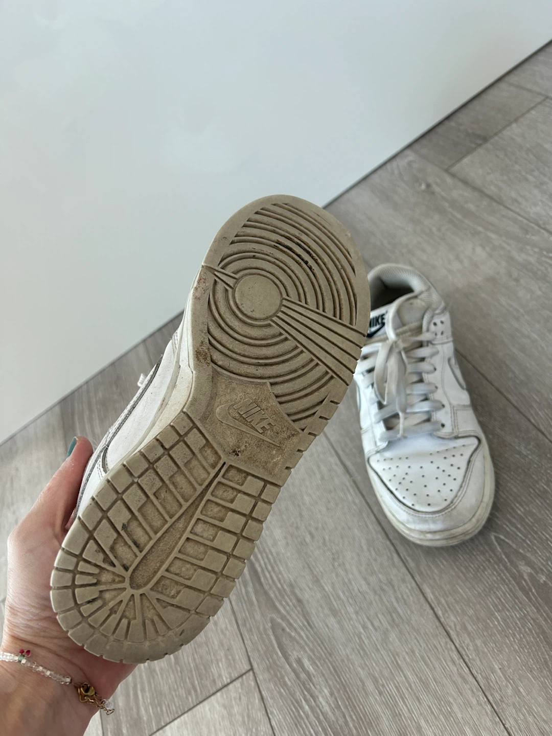 Nike Dunk Low White Sneakers - photo 4