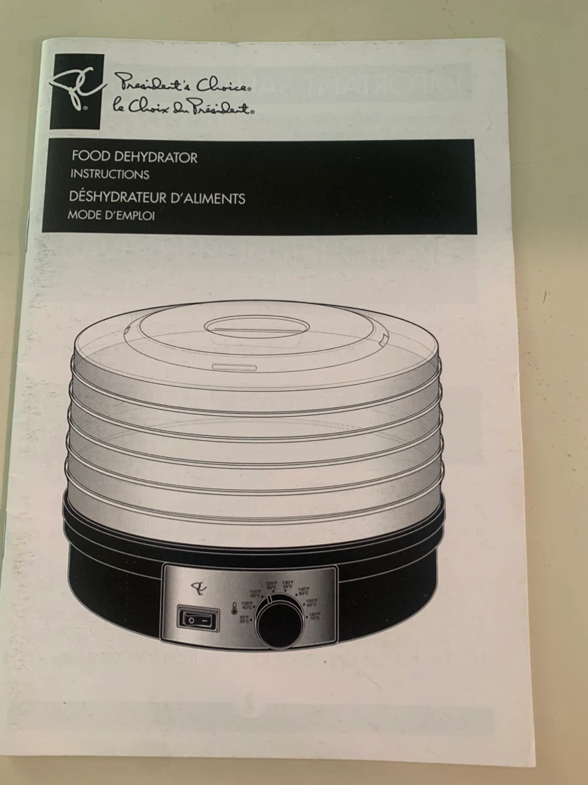 President's Choice Food Dehydrator - photo 2