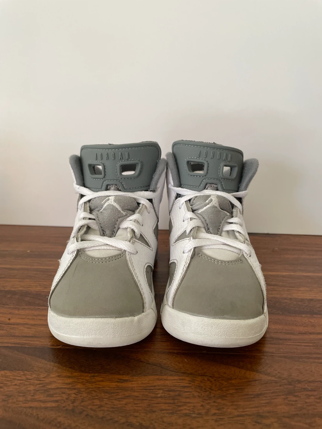 Nike Jordan 6 White Grey Youth Shoes - photo 2