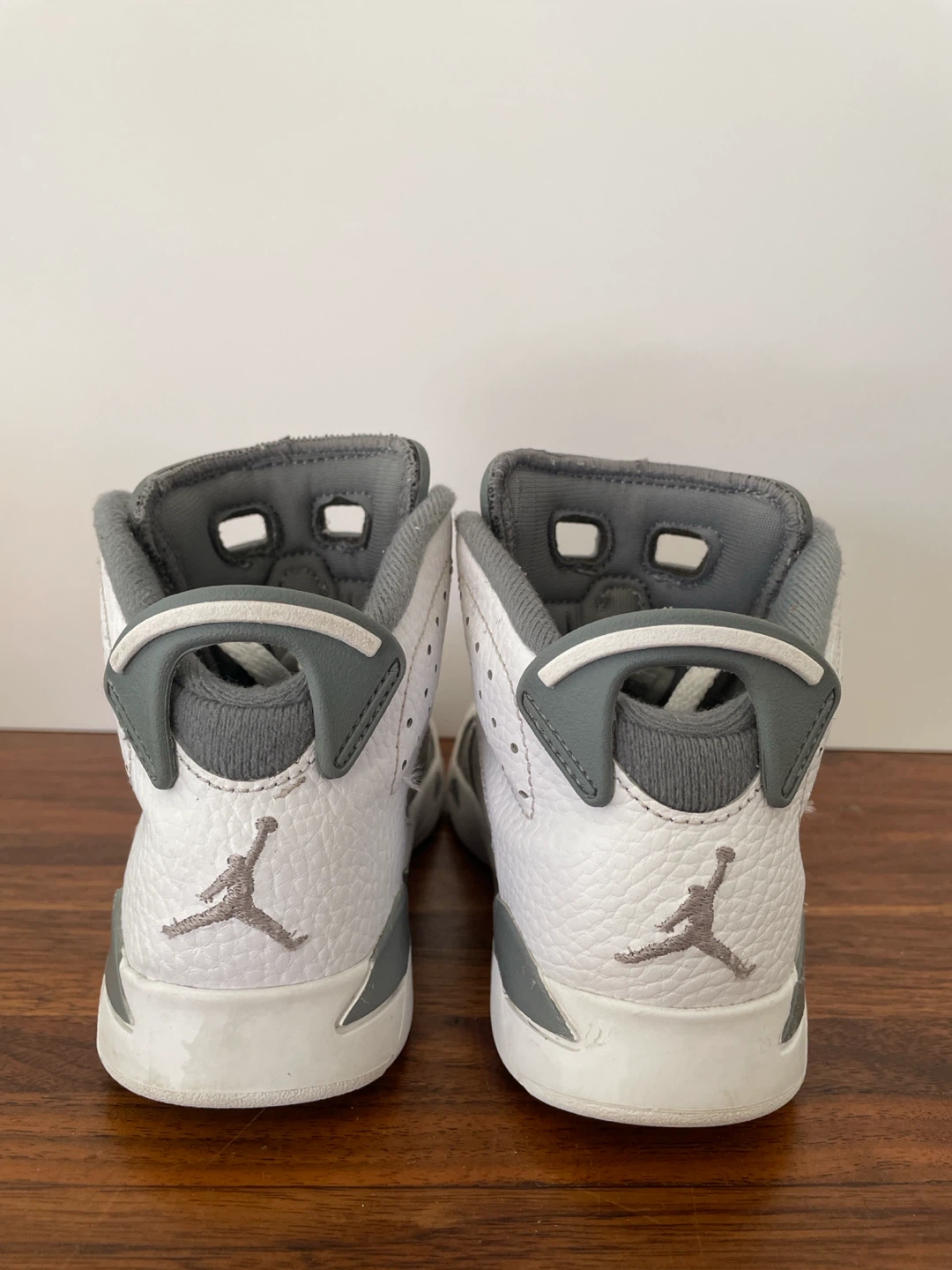Nike Jordan 6 White Grey Youth Shoes - photo 3