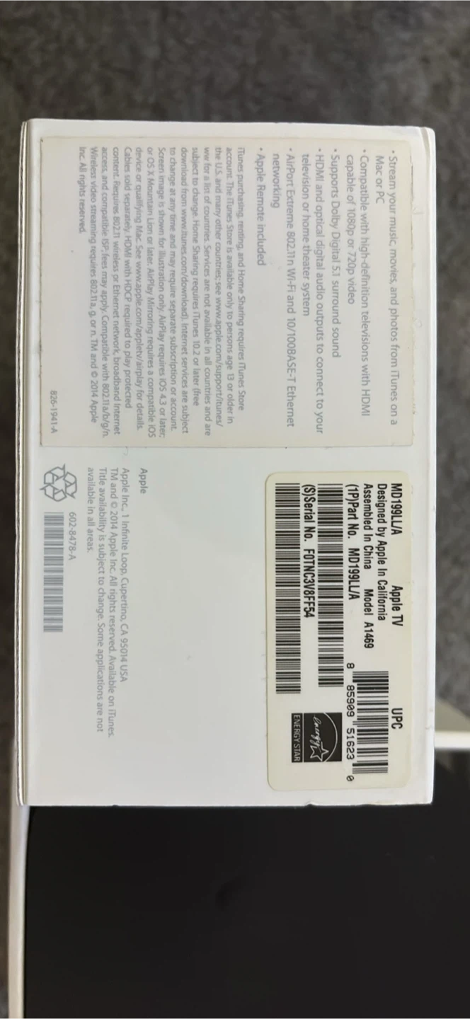 Apple TV Model A1469 - photo 2