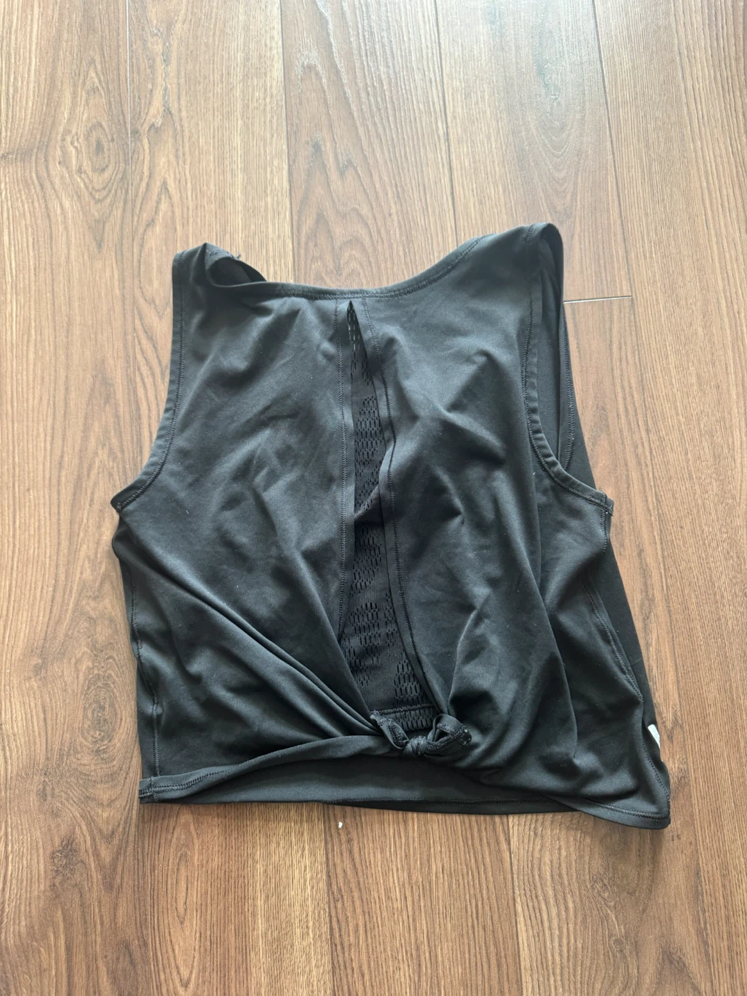 • Puma Black Cropped DryFit Tank Top - photo 2