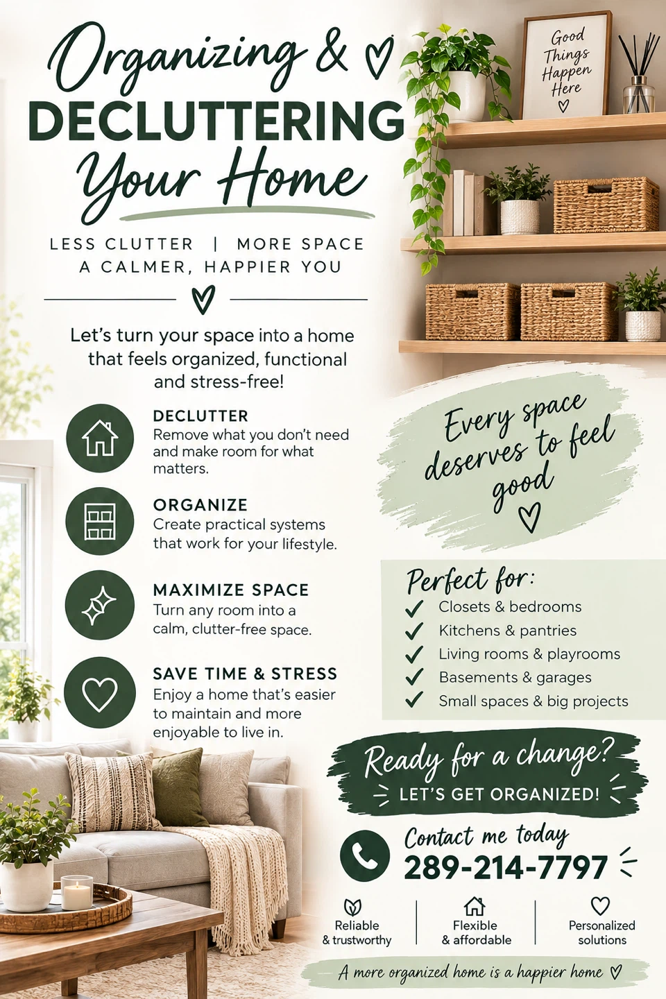 Organization & decluttering service