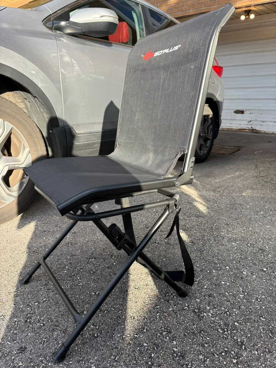 Goplus Portable  swivel Folding Chair