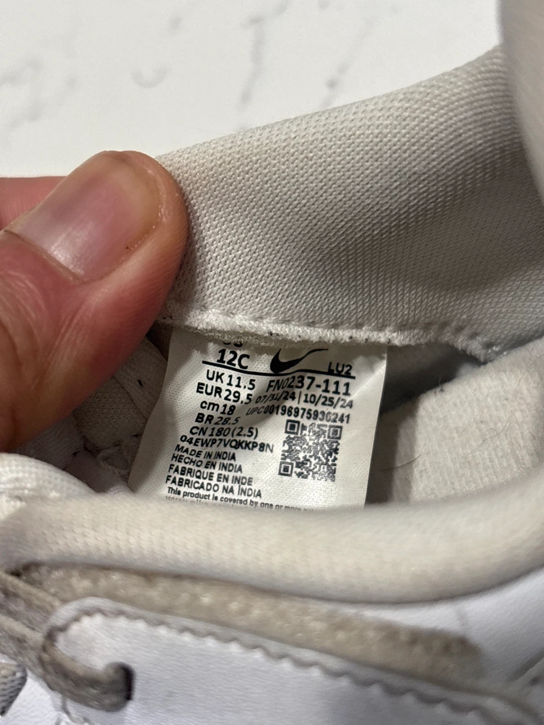 Nike Air Force 1 Low Kids Shoes Size 12C - photo 3