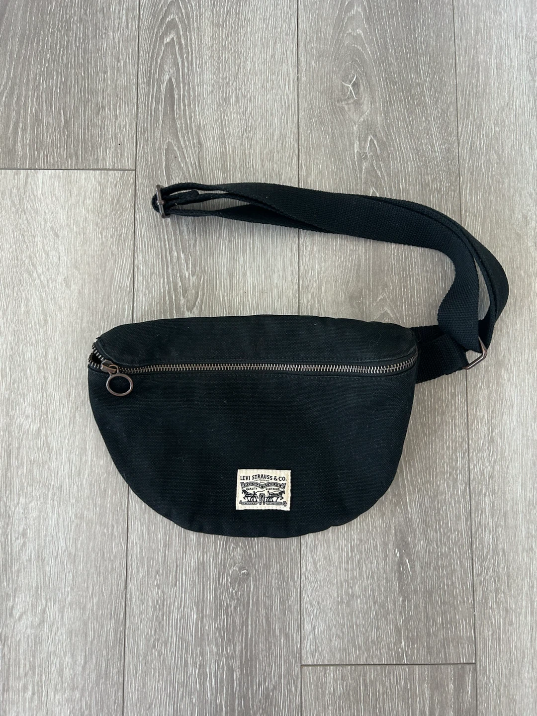 Levi Strauss & Co. Black Canvas Fanny Pack