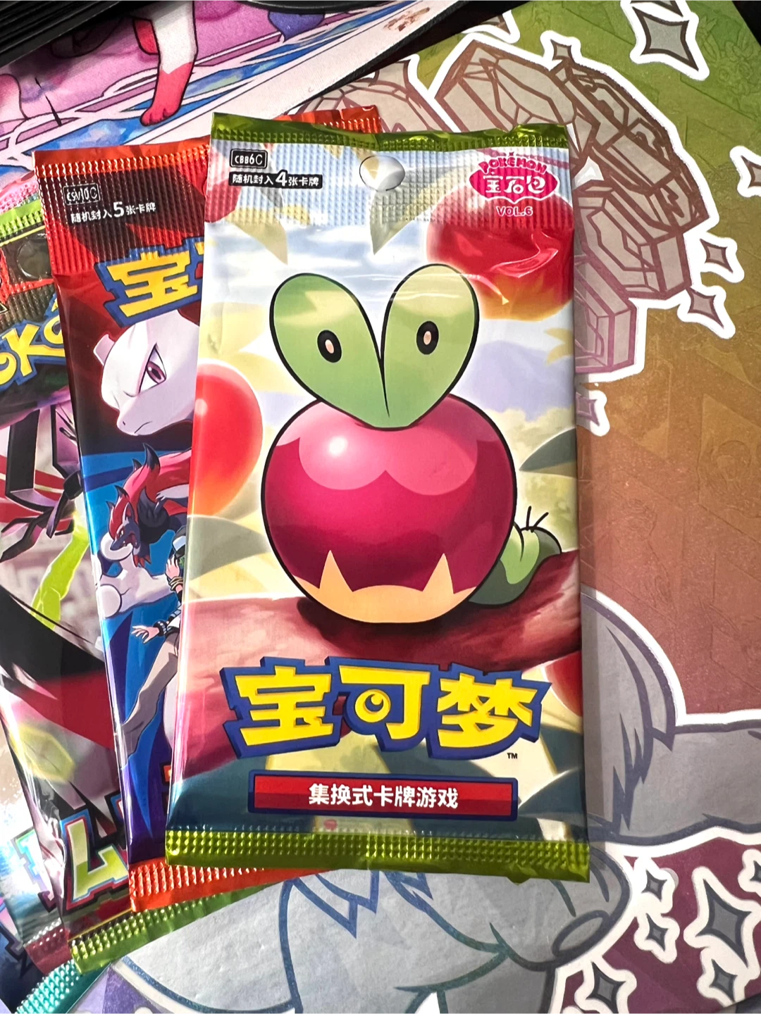 Set of 6 Pokémon Trading Card Game Booster Packs - photo 3