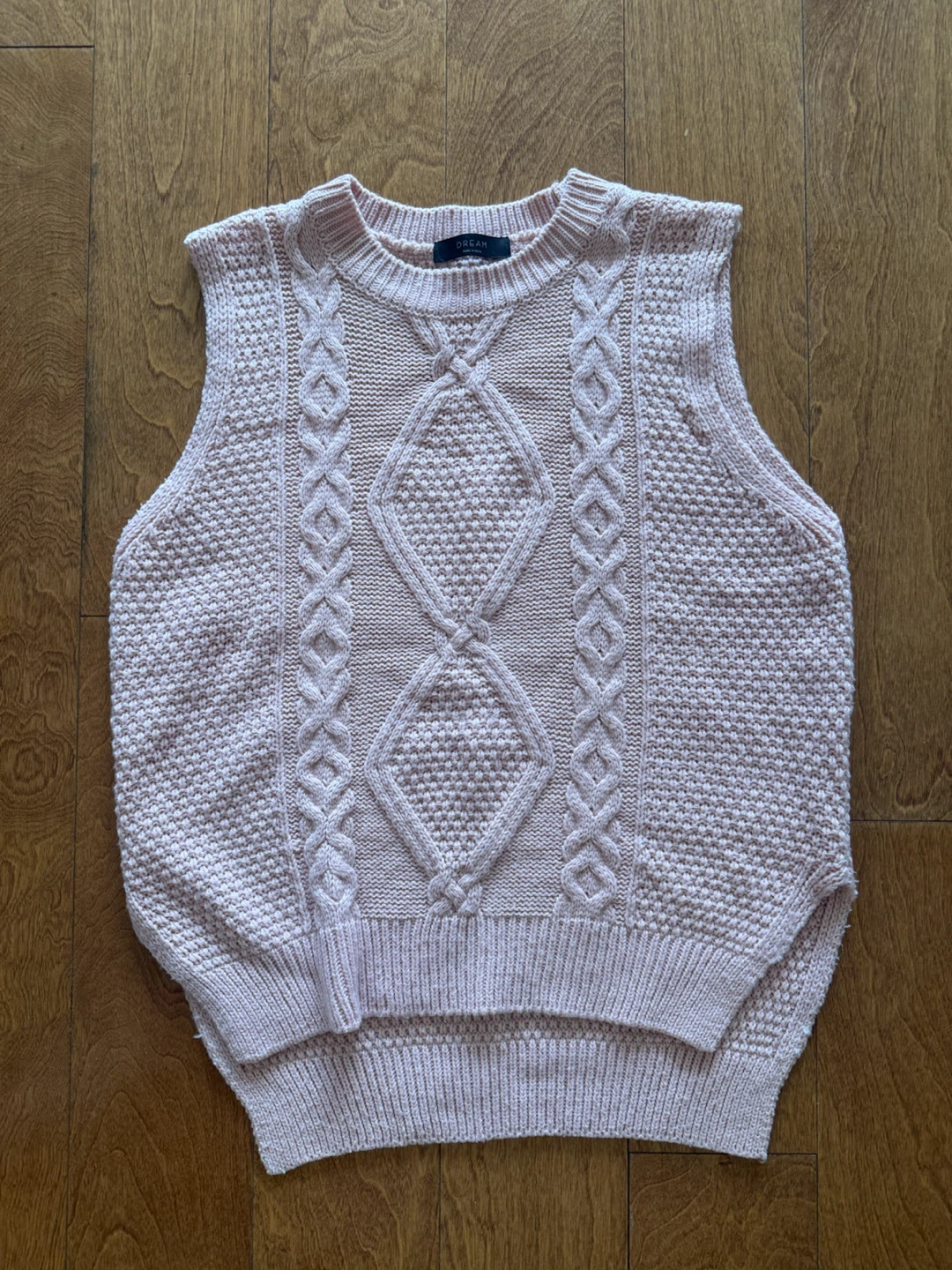 Pink Knit sweater vest - photo 3