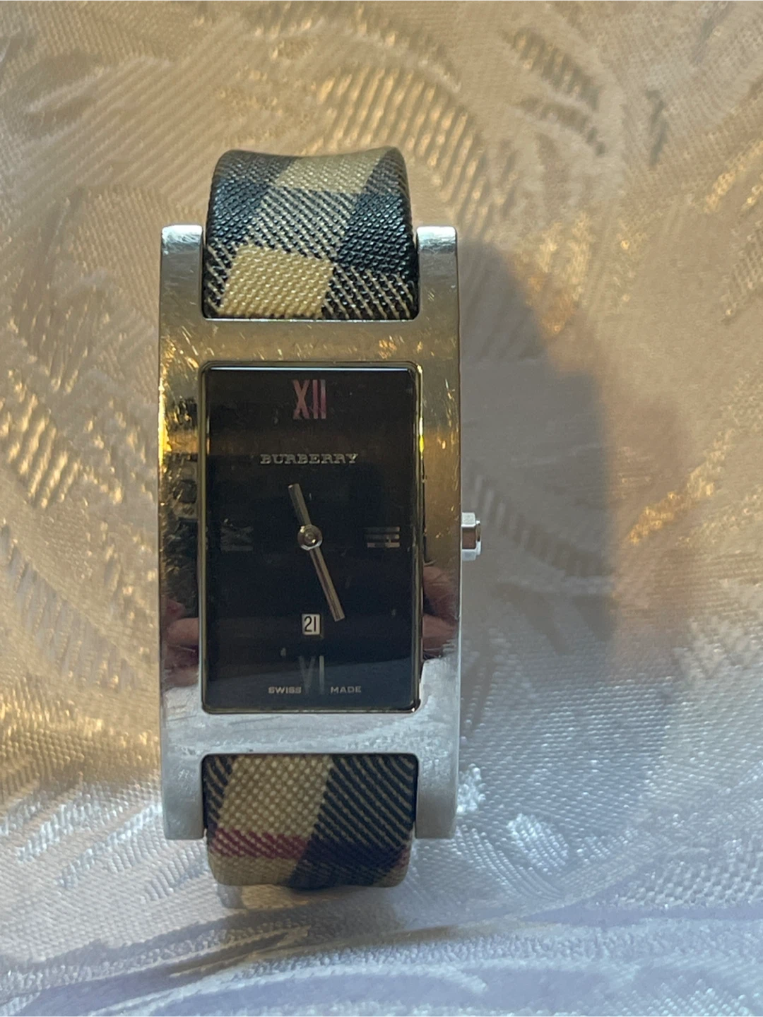 Burberry Check Strap Watch