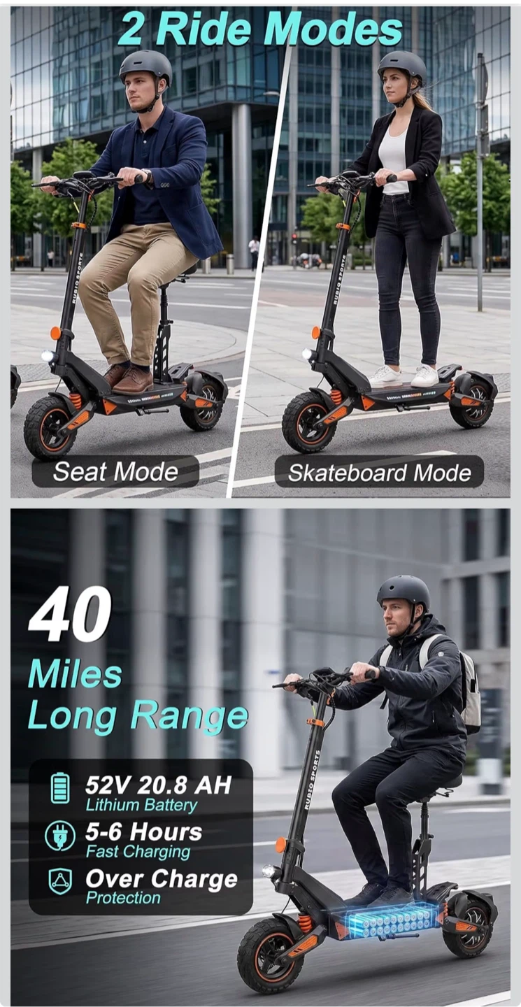 Rubio Sports Electric Scooter - photo 4