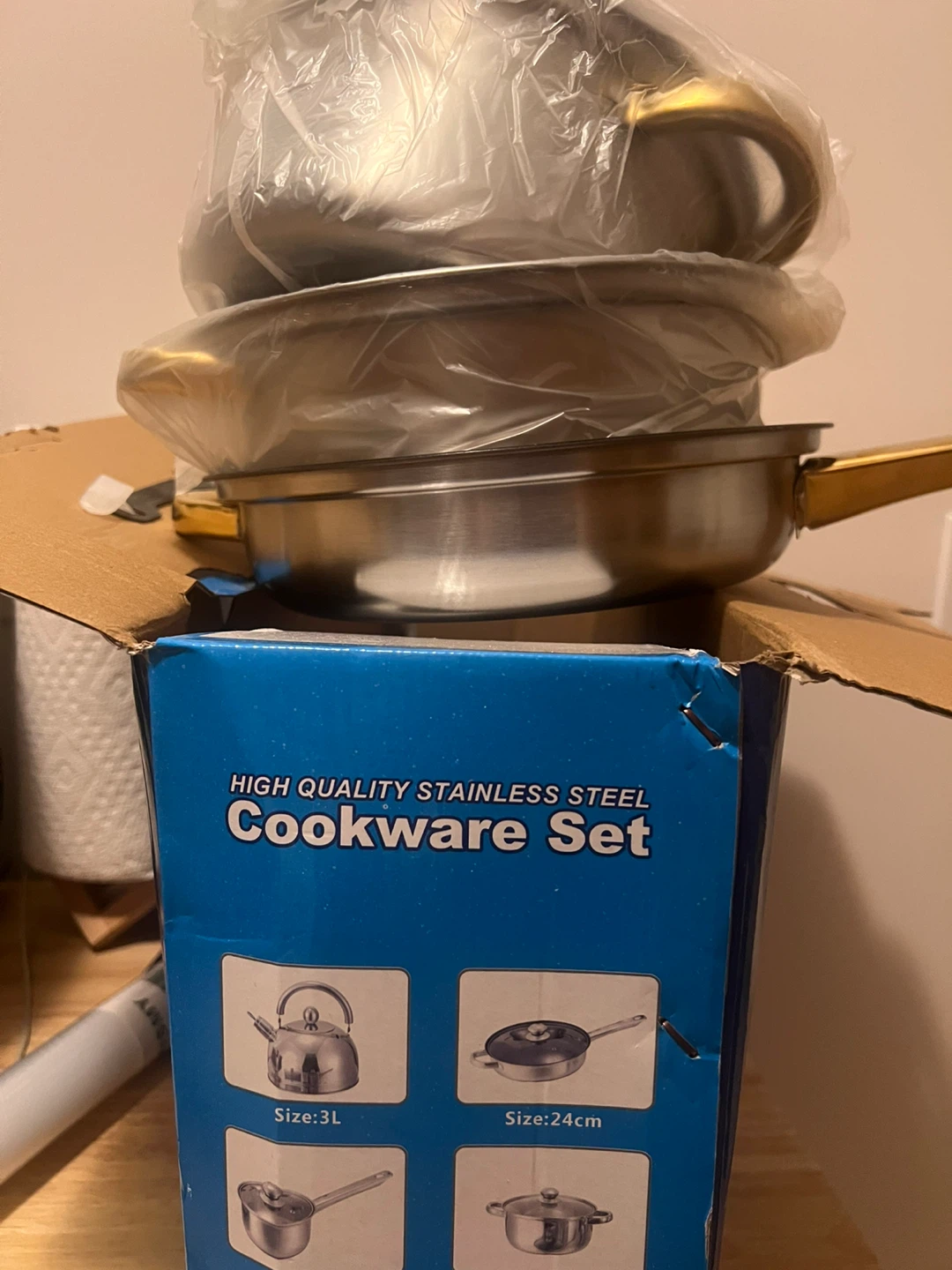 12-Piece High Quality Stainless Steel Cookware Set - photo 5