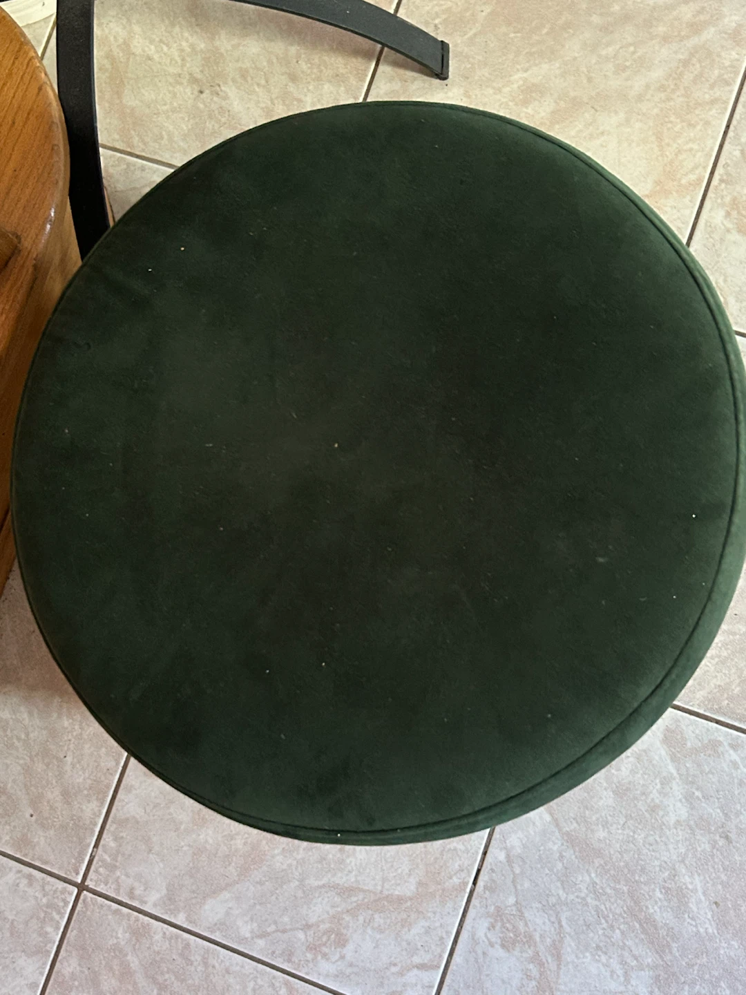 Structube Keira Velvet Ottoman - photo 3