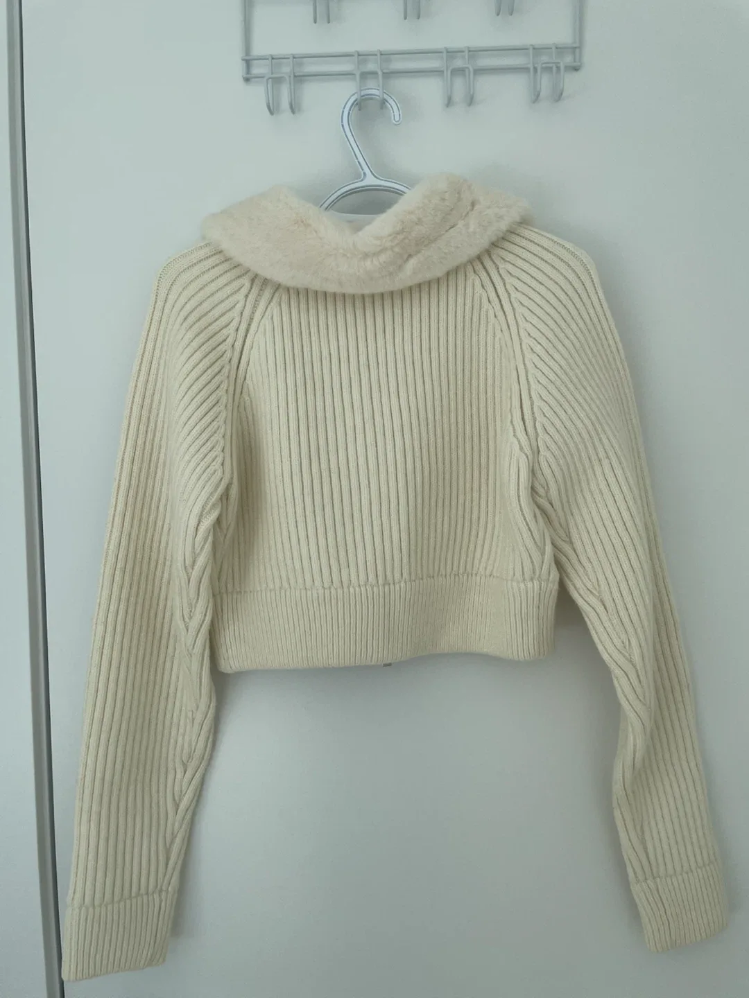 Zara Ribbed Knit Zip-Up Jacket - photo 3
