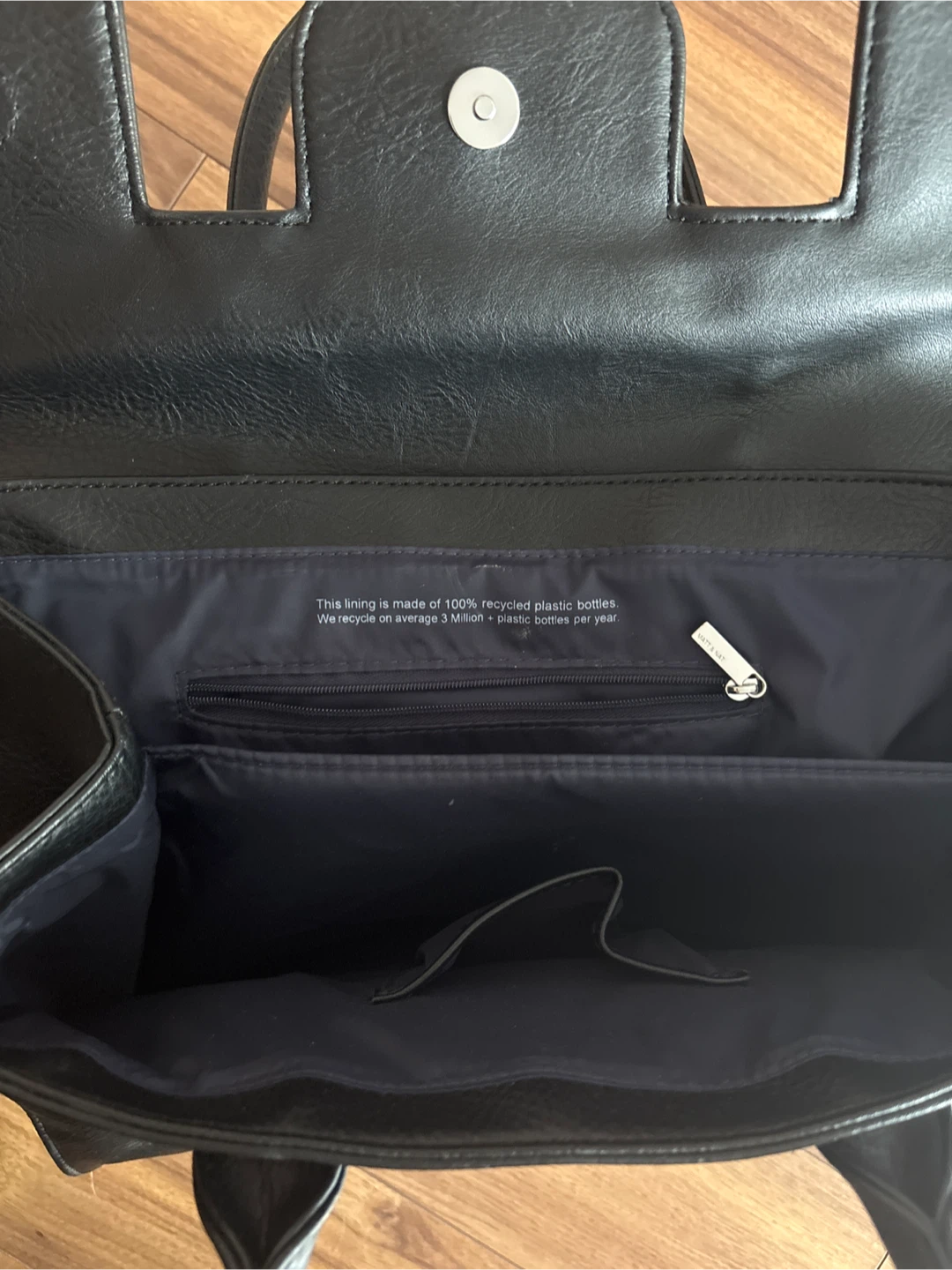 Matt & Nat Structured Black Tote Bag - photo 4