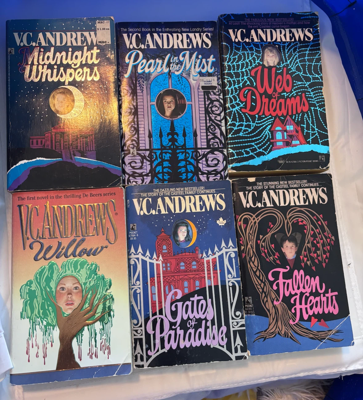 Set of 6 V.C. Andrews novels