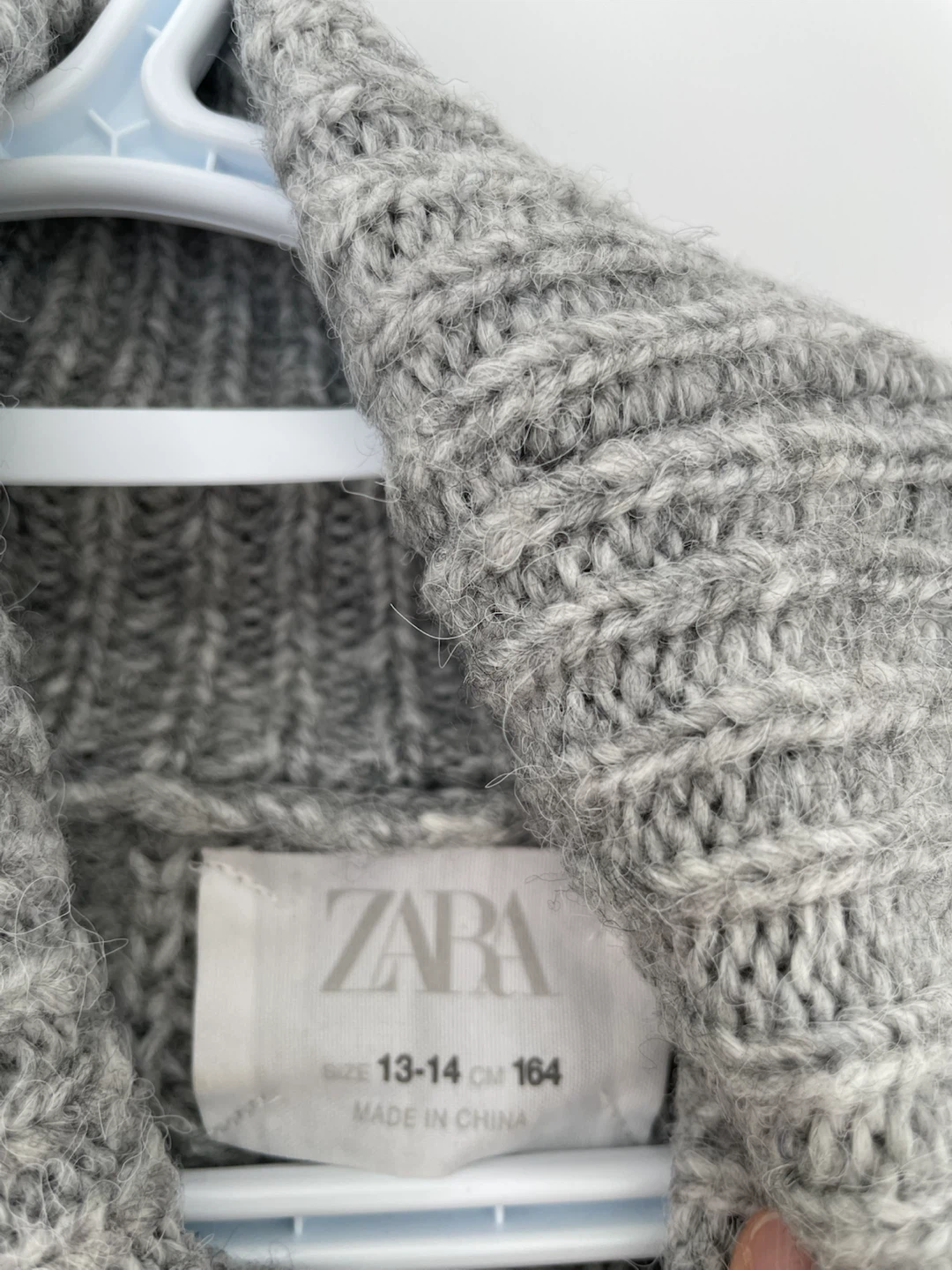 Zara Grey Turtleneck Knit Sweater - photo 2