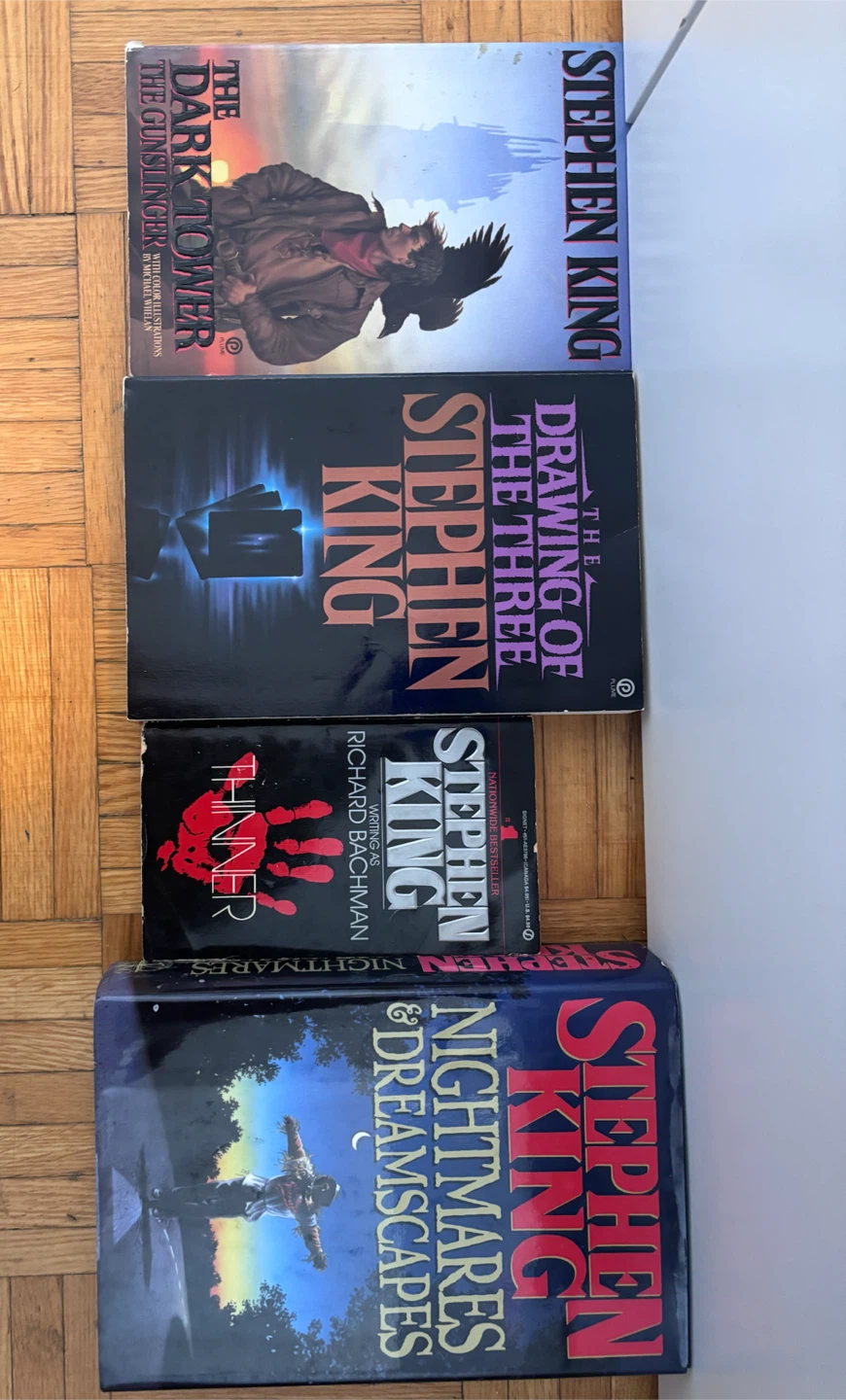 Set of 4 Stephen King novels