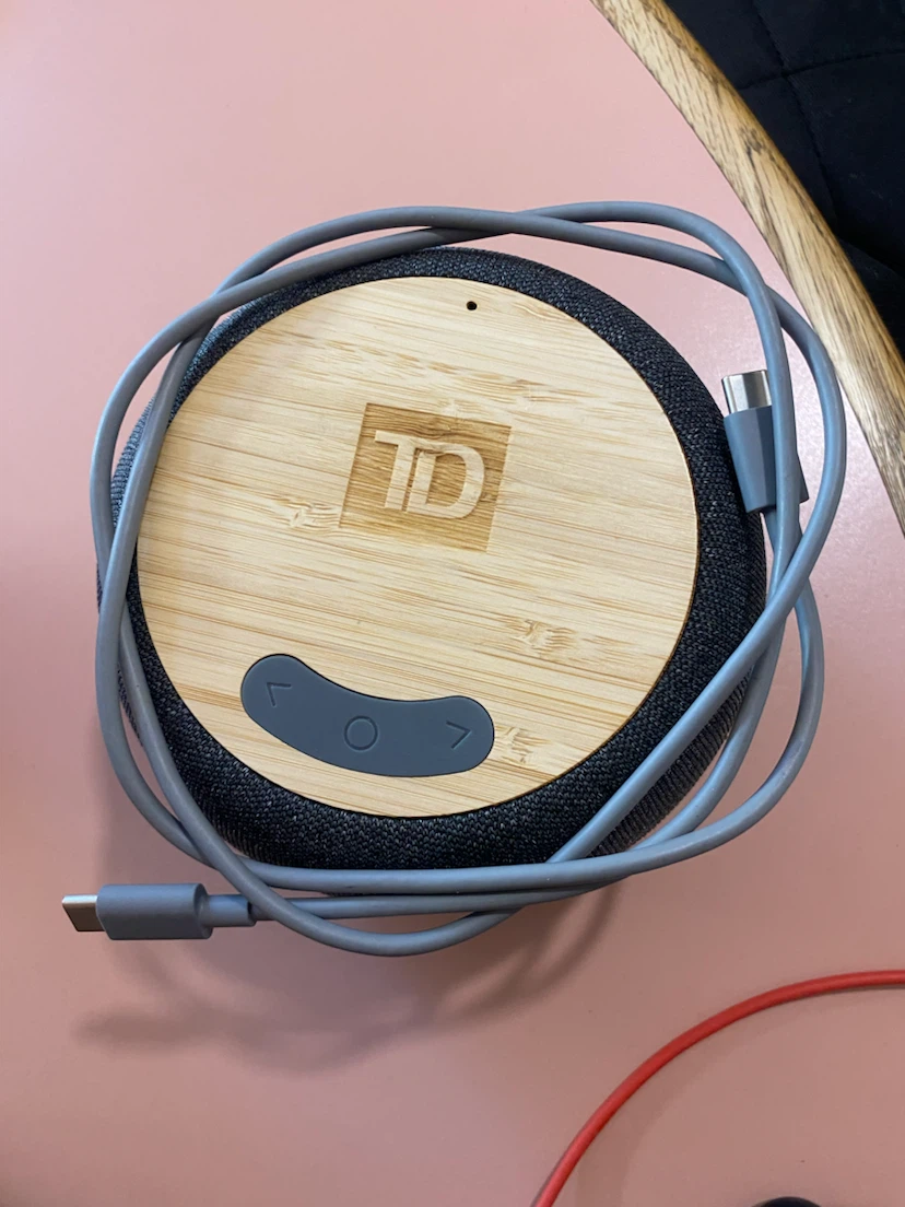 TD Branded Fabric Bluetooth Speaker