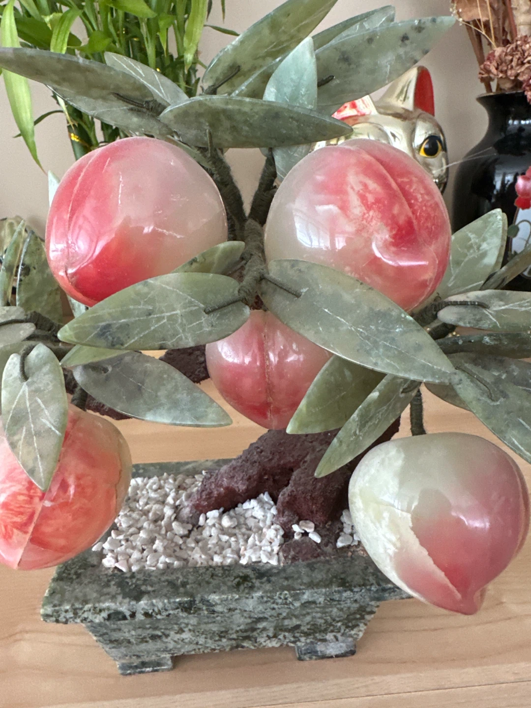 Stone Peach Tree Ornament - photo 3