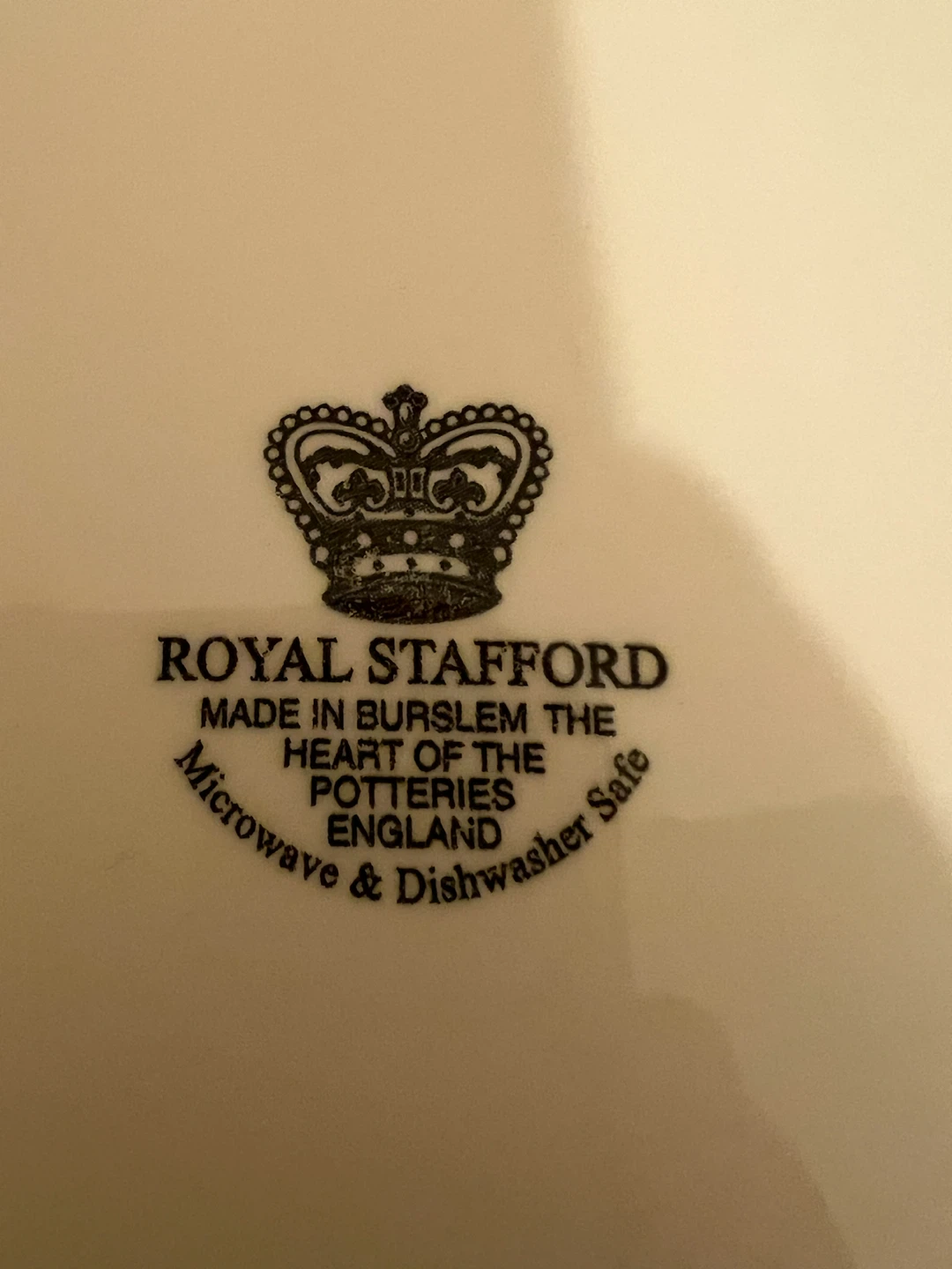 Royal Stafford Till Death Do Us Part Plate - photo 3