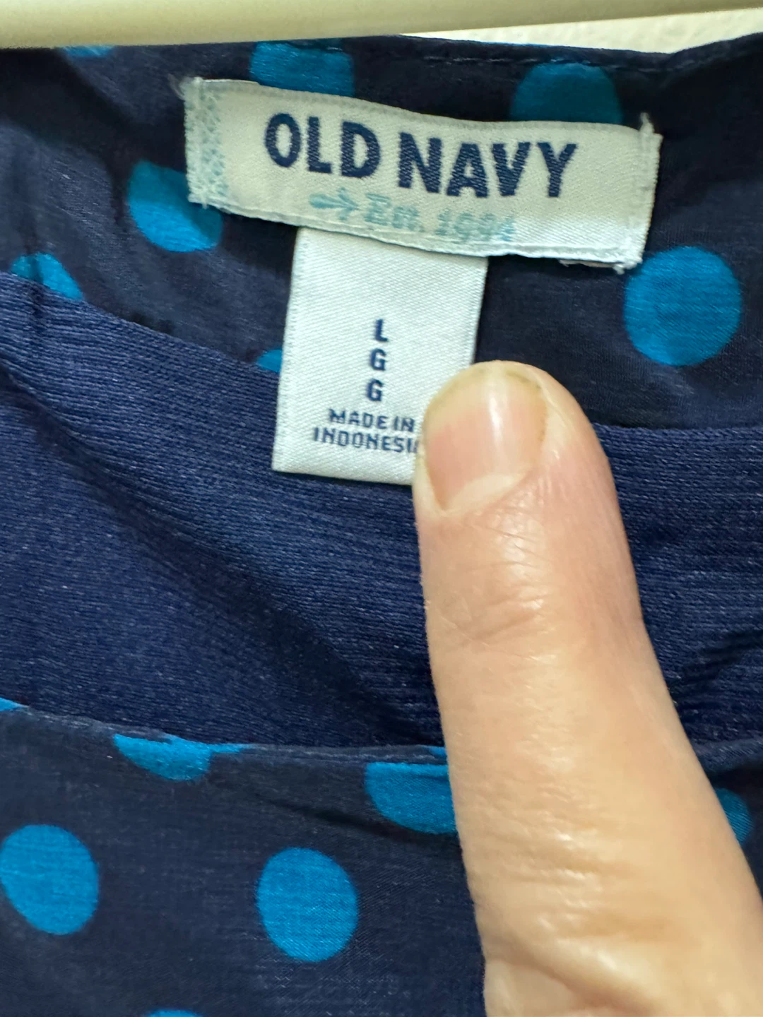 Old Navy Blue Polka Dot Dress each 20 - photo 3
