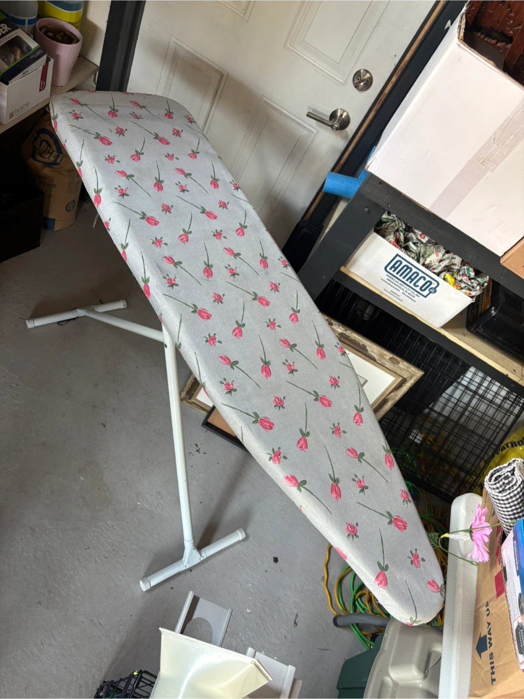 Floral Print Ironing Board