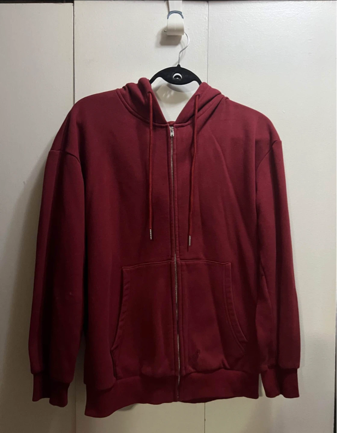 H&M Red Zip Up Hoodie