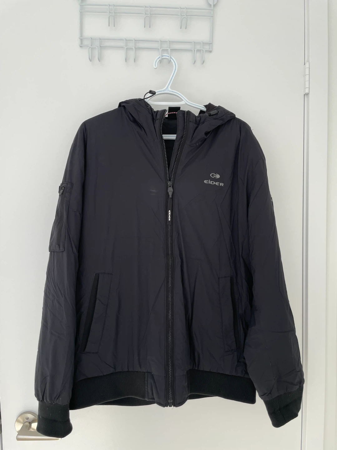 Eider Down Jacket - Black - XXL