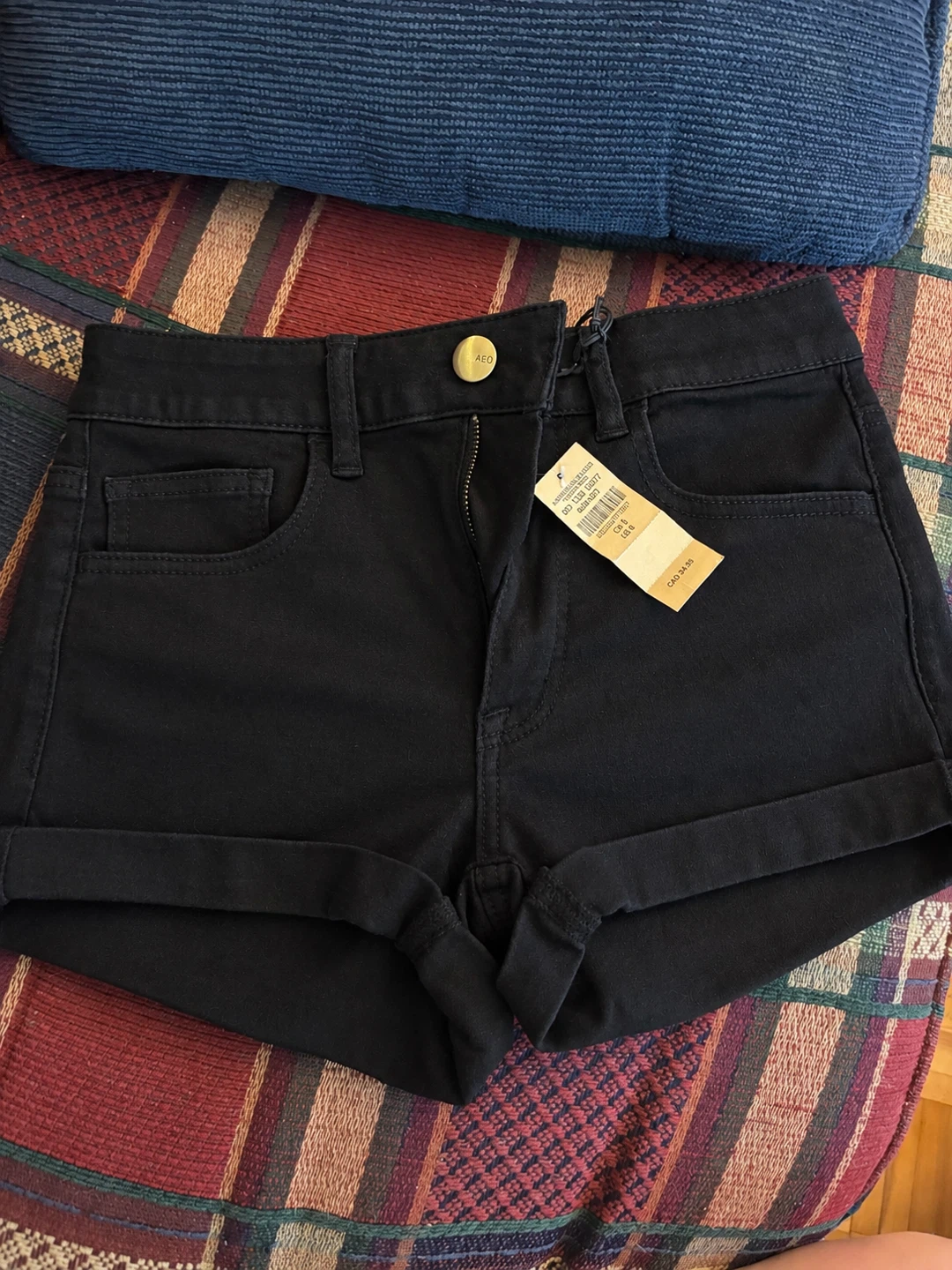 AEO Black Denim Shorts - Never Worn
