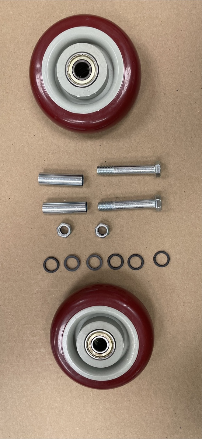 4 Inch Push Cart Wheels, Pack of 2 - photo 2