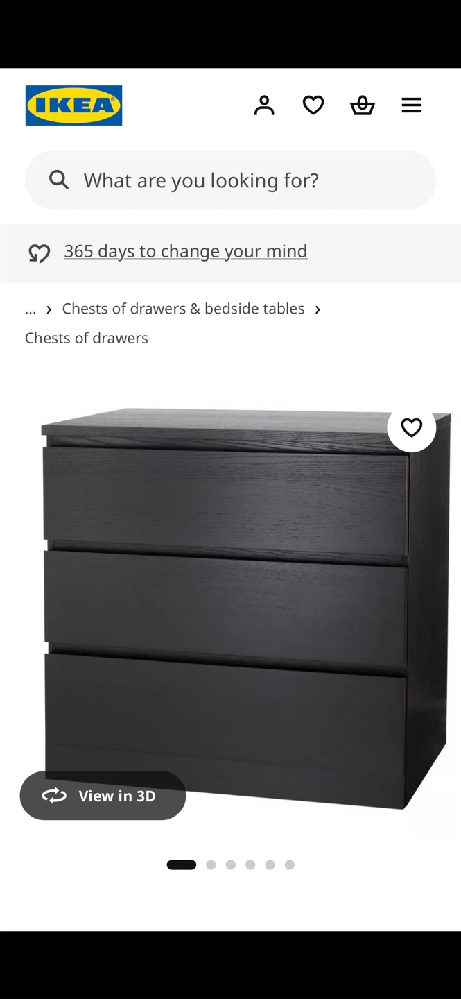 ❗️URGENT Avail. ONLY until 8pm❗️(2) IKEA MALM 3-Drawer Dresser - photo 3