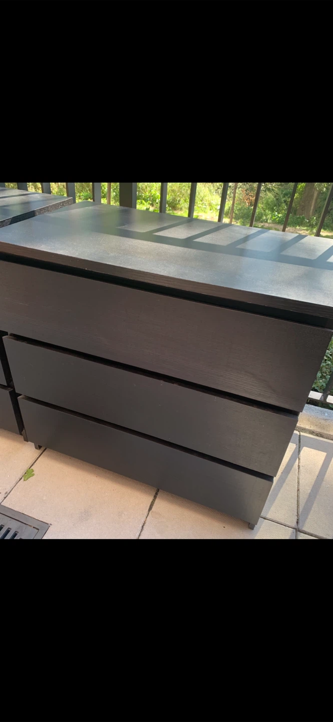 ❗️URGENT Avail. ONLY until 8pm❗️(2) IKEA MALM 3-Drawer Dresser - photo 5